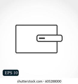Wallet vector icon