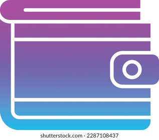 Icono de vector de cartera. Se puede usar para imprimir, móviles y aplicaciones web.
