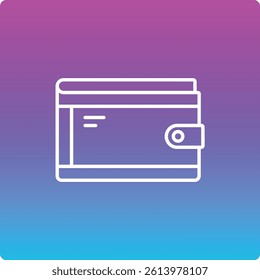 Wallet vector icon. Can be used for printing, mobile and web applications.