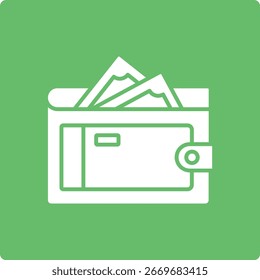 Wallet vector icon. Can be used for printing, mobile and web applications.