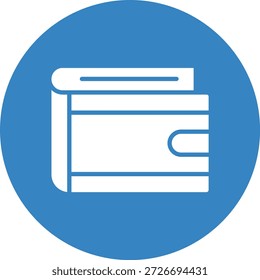 Illustration zum Design eines Vektorsymbols für Geldbörsen