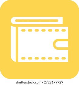 Illustration zum Design eines Vektorsymbols für Geldbörsen