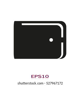 wallet, vector icon, eps10