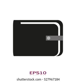 wallet, vector icon, eps10