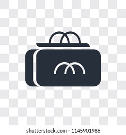 Wallet vector icon isolated on transparent background, Wallet logo concept