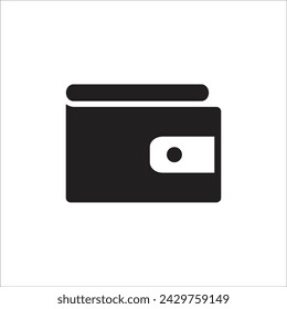 wallet vector icon line template