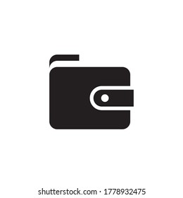 wallet vector icon logo design