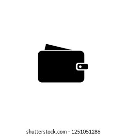 wallet vector icon. wallet sign on white background. wallet icon for web and app