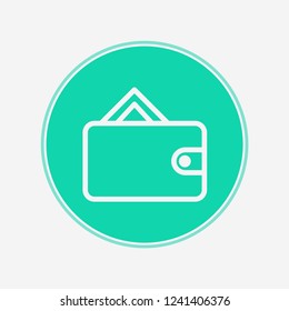 Wallet vector icon sign symbol
