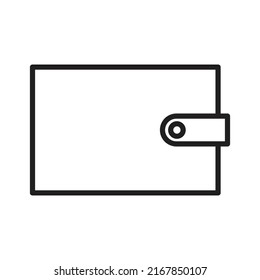 icono de vector de cartera para presentación de símbolos de sitio web