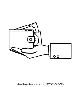 wallet vector illustration