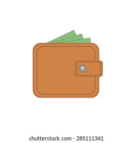 Wallet vector illustration