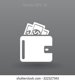 Wallet vector illustration
