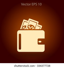 Wallet vector illustration