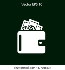 Wallet vector illustration