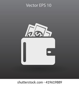 Wallet vector illustration