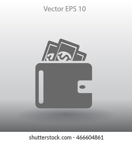 Wallet vector illustration