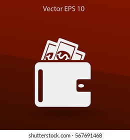 Wallet vector illustration