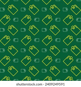 Wallet vector illustration design repeating colorful pattern beautiful background