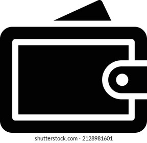 wallet Vector illustration on a transparent background. Premium quality symbols. Glyphs  vector icon for concept and graphic design.