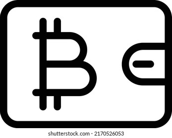 Ilustración de vectores de cartera en un fondo transparente.Símbolos de calidad superior.Icono vectorial de trazo para el concepto y el diseño gráfico.