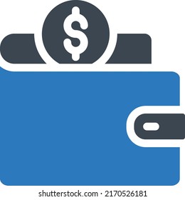 Vektorgrafik aus dem Portemonnaie auf transparentem Hintergrund.Symbole in Premiumqualität.Vektorsymbol von Glyphen für Konzept und Grafikdesign.
