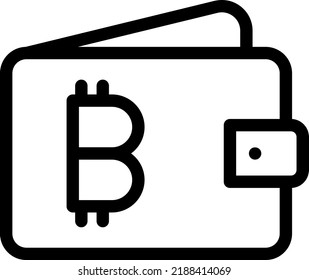 Ilustración de vectores de cartera en un fondo transparente.Símbolos de calidad superior.Icono vectorial de trazo para el concepto y el diseño gráfico.
