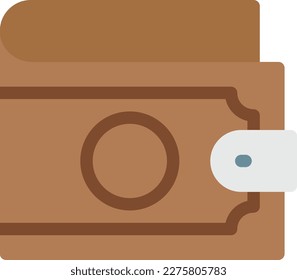ilustración de wallet Vector en un fondo transparente. Símbolos de calidad superior. Iconos vectoriales de color de línea para el concepto y el diseño gráfico.