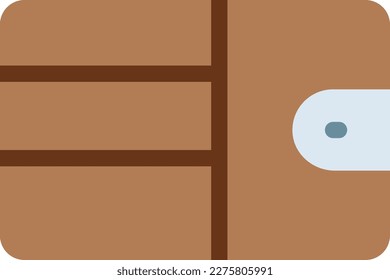 ilustración de wallet Vector en un fondo transparente. Símbolos de calidad superior. Iconos vectoriales de color de línea para el concepto y el diseño gráfico.
