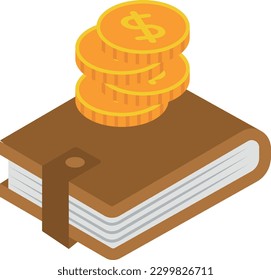 wallet Vector illustration on a transparent background. Premium quality symbols. Flat icons for concept and graphic design.