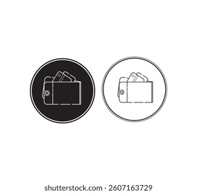 wallet vector image for payment editable. Collection of outline icons related to payment methods. Linear icon collection. Editable strokes. Vector illustration