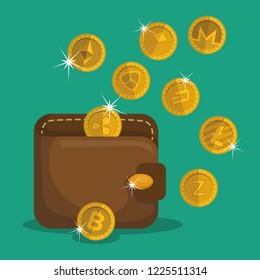 wallet with virtual coins