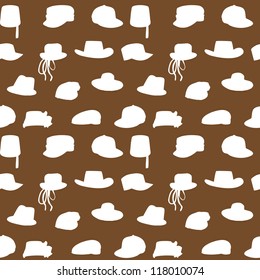 Wallets collection silhouette seamless pattern. Vector illustration. EPS 10