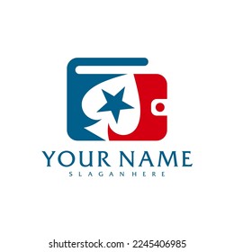 Wallets Poker logo vector template, Creative Poker logo design concepts