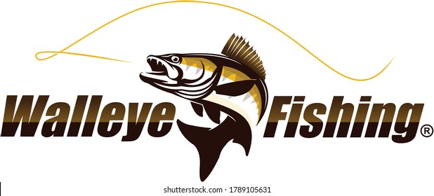 Walleye Zander Fish Logo. Unique and Fresh Walleye Zander fish logo template. Great for your Zander / walleye fishing acitivity. 