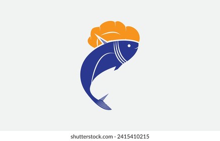 Logo de Walleye Zander Fish. Plantilla única y fresca para el logotipo del pez Walleye Zander.