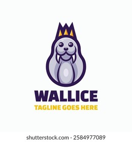 Wallice Simple Mascot Logo Template