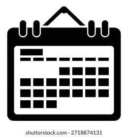 Wall-mounted calendar displaying days dates scheduling appointments tracking events monthly planner