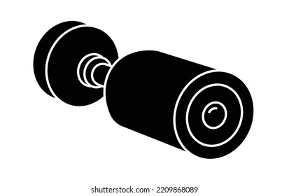 Wall-mounted surveillance camera fill icon