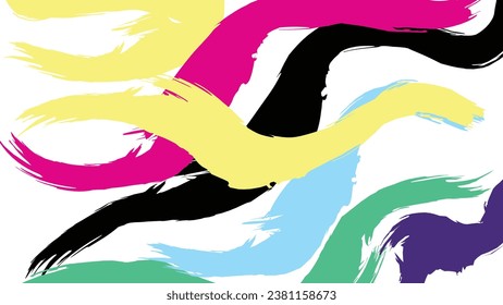 wallpaper abstract artistic line background with 90s style color