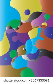 wallpaper ,abstract background, Use for poster, cover, social media story, banner, fabric print,liquid,magazine covers, tabloids,paper art