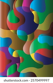 wallpaper ,abstract background, Use for poster, cover, social media story, banner, fabric print,liquid,magazine covers, tabloids,paper art and summer theme