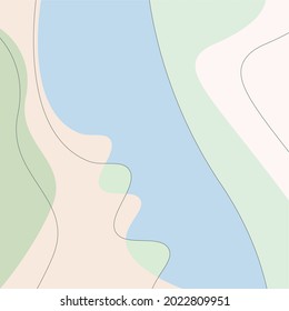 wallpaper with abstract color theme