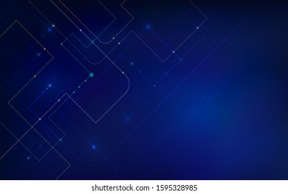 Wallpaper Abstract, Interconnection Technology, Electronic Circuit Technology