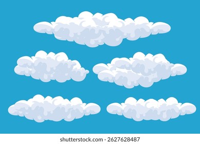 wallpaper background cloud simple minimalist illustration icon template natural scenery bright blue sky