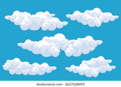 wallpaper background cloud simple minimalist illustration icon template natural scenery bright blue sky