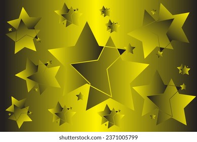 WALLPAPER BACKGROUND FULL OF STAR IMAGES AND GRADATION COLORS