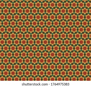 Wallpaper background for islamic art. geometric pattern vector illustration