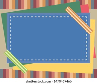 wallpaper. Background material .Frame  material.Striped frame.Message card.