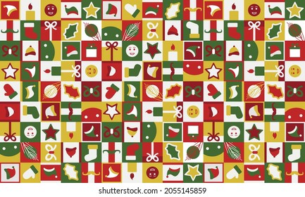 wallpaper background pattern template icon party cartoon poster flyer vector palette new year christmas merry happy season snow vintage cartoon cute snowflake joy collection winter holiday gift card